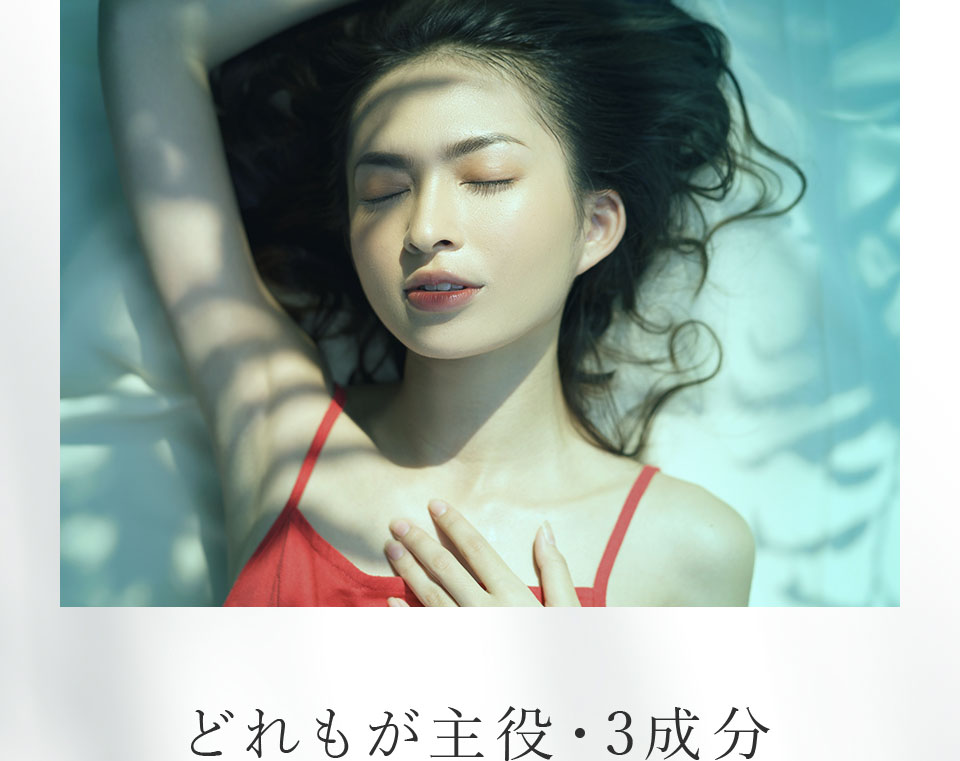 どれも主役 3成分